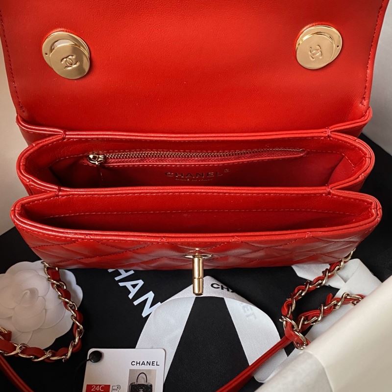 Ch**el top handle bags